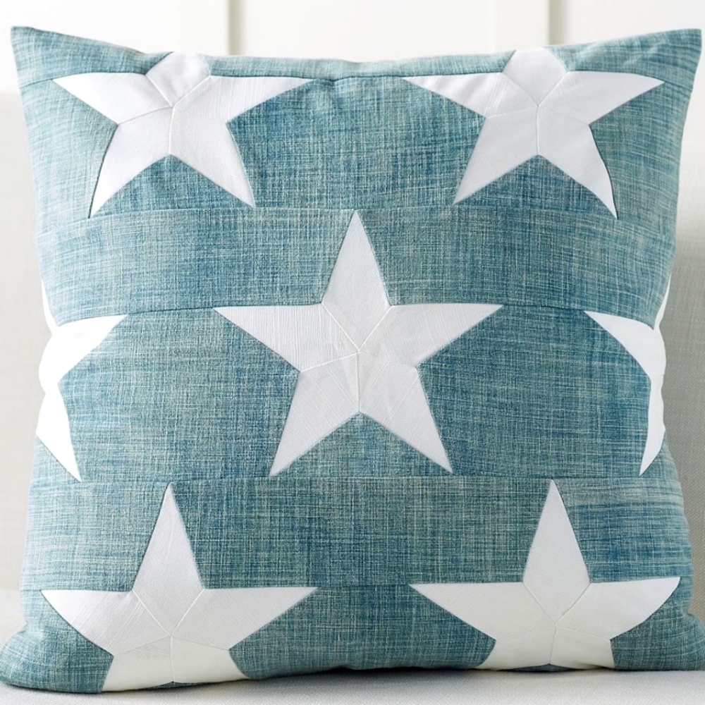 ISO Pottery Barn Big Star Applique Pillow Cover